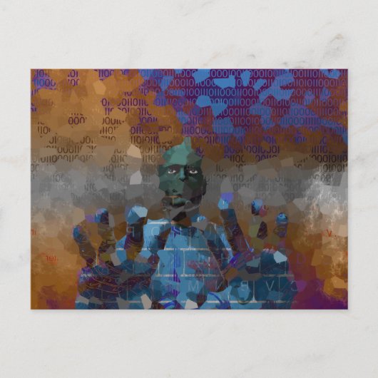 Carte postale Digital Chaos (Devant)