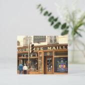 Carte Postale Dijon, Boutique de moutarde (Debout devant)