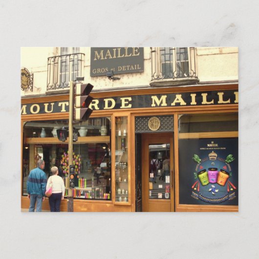 Carte Postale Dijon, Boutique de moutarde (Devant)