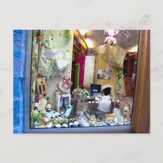 Carte Postale Dijon, Fenêtre Boutique (Devant)