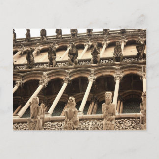 Carte Postale Dijon, la façade de la cathédrale