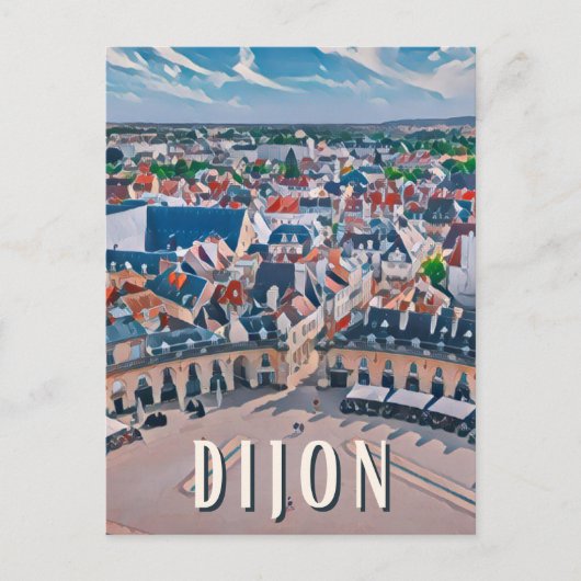 Carte Postale Dijon Photo Vintage  (Devant)