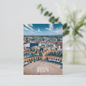 Carte Postale Dijon Photo Vintage  (Debout devant)