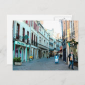 Carte Postale Dijon, quartier commerçant de la vieille ville (Devant / Derrière)