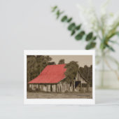 Carte postale Dilapidated Red Roofed Barn (Debout devant)