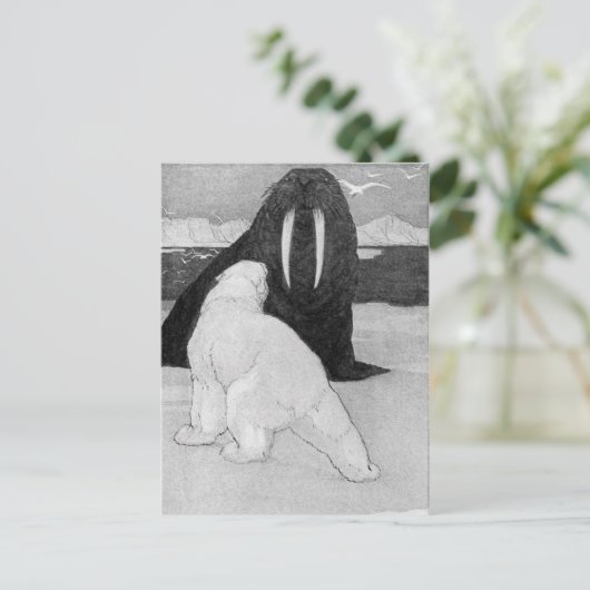 Carte postale d'illustration classique (Debout devant)