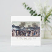 Carte postale d'illustration de mode française ant (Debout devant)