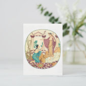 Carte postale d'illustration vintage (Debout devant)