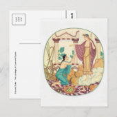 Carte postale d'illustration vintage (Devant / Derrière)