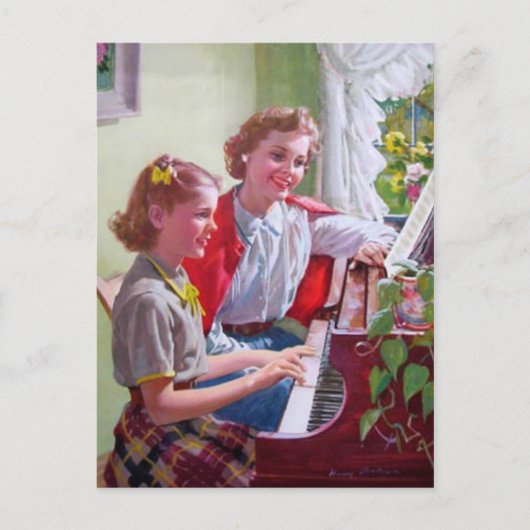 Carte postale d'illustration vintage (Devant)