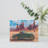 Carte postale d'illustration vintage (Debout devant)