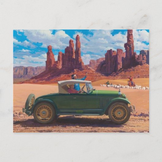 Carte postale d'illustration vintage (Devant)