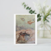 Carte postale d'illustration vintage (Debout devant)