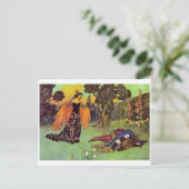 Carte postale d'illustration vintage (Debout devant)
