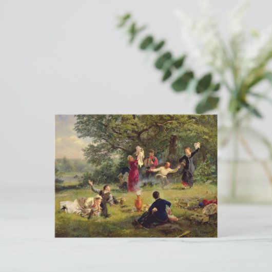 Carte Postale Dimanche 1884 (Debout devant)