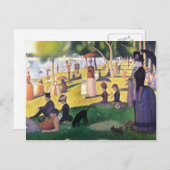 Carte Postale Dimanche à La Grande Jatte par Georges Seurat (Devant / Derrière)