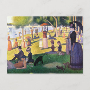Carte Postale Dimanche à La Grande Jatte par Georges Seurat