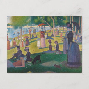 Carte Postale Dimanche après-midi sur l'île de La Grande Jatte