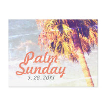 Dimanche du Palm moderne rétro à Orange