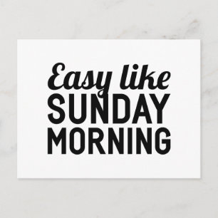 Carte Postale Dimanche matin