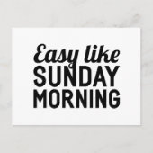 Carte Postale Dimanche matin (Devant)