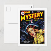 Carte Postale Dime Mystery Magazine (sept., 1946) (Devant / Derrière)