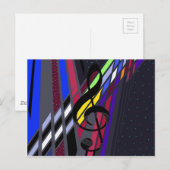 Carte Postale Dimensions dans la musique (Devant / Derrière)