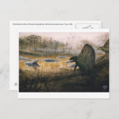 Carte postale Dimetrodon (Devant / Derrière)