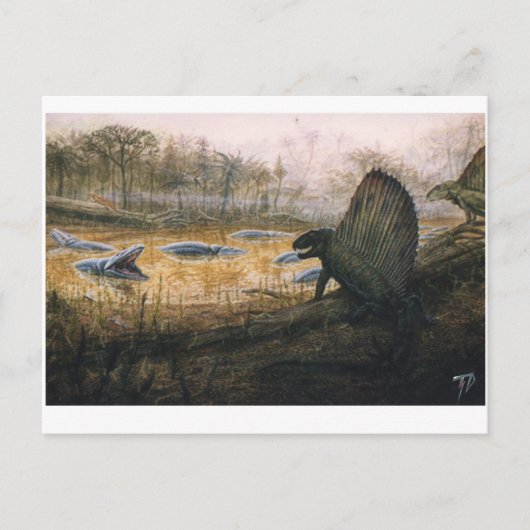 Carte postale Dimetrodon (Devant)