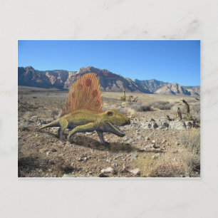 Carte Postale Dimetrodon Dinosaur
