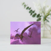 Carte Postale Dimorphodons s'enfuit des nuages (Debout devant)