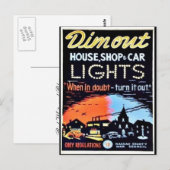 Carte Postale Dimout (Devant / Derrière)