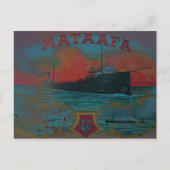 Carte postale d'impression vintage (Devant)