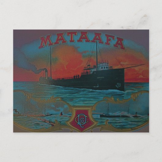 Carte postale d'impression vintage (Devant)