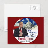 Carte postale d'inauguration TRUMP (Devant / Derrière)
