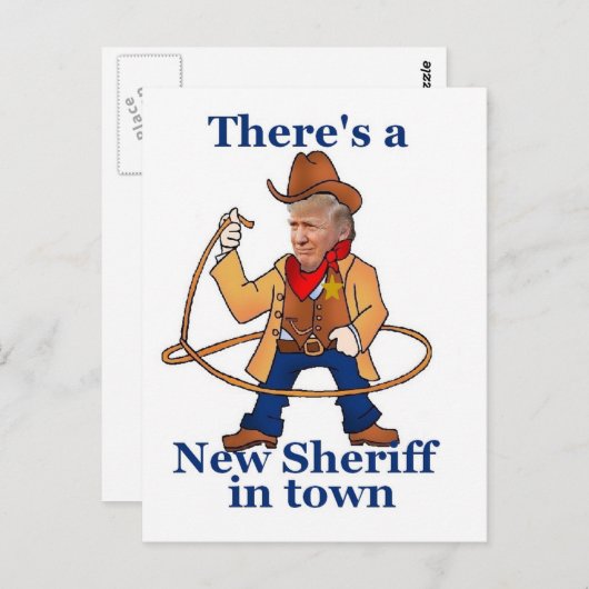 Carte postale d'inauguration TRUMP (Devant / Derrière)