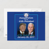 Carte postale d'inauguration TRUMP (Devant / Derrière)