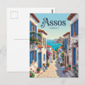 Carte Postale Dinde d'allée d'Assos (Devant / Derrière)