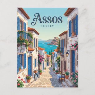 Carte Postale Dinde d'allée d'Assos