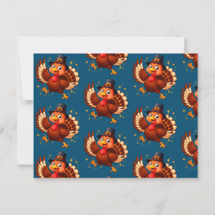 Carte Postale Dinde de danse