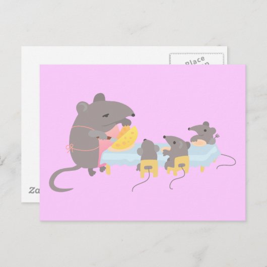 Carte Postale Dîner (Devant / Derrière)