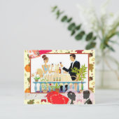 Carte Postale dîner (Debout devant)