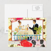 Carte Postale dîner (Devant / Derrière)