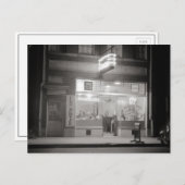 Carte Postale Diner à la nuit, 1940 (Devant / Derrière)