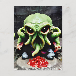 Carte Postale Dîner avec Cthulhu