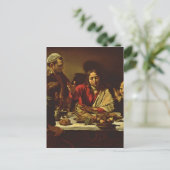 Carte Postale Dîner chez Emmaus avec des amis (Debout devant)