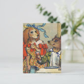 Carte Postale Dîner de chien victorien Dress Doggy (Debout devant)