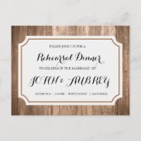 Dîner de répétition pour Mariage campagnard rustiq
