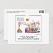 Carte postale DÎNER FAMILLE par April McCallum (Devant / Derrière)