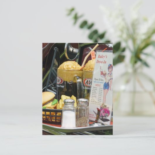 Carte Postale Dîner Fin (Debout devant)